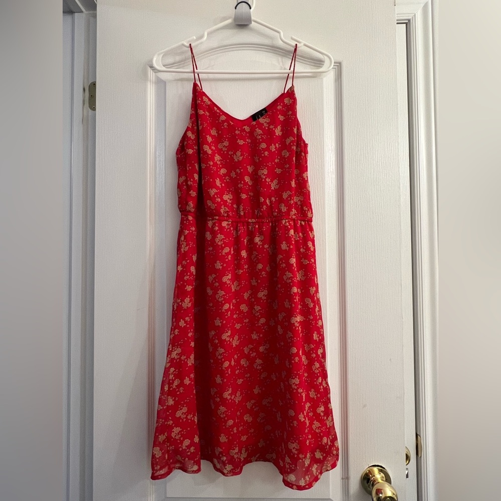 Vero Moda Red Floral Dress Size S